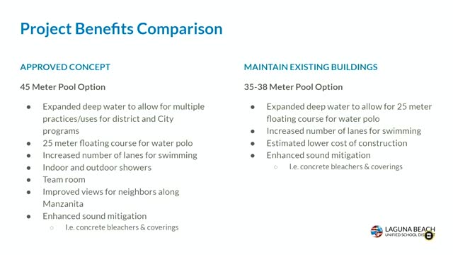 School Board Considers $25M Pool Project Amid Community Concerns Over Design and Funding