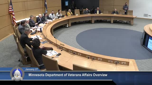 Minnesota Department of Veterans Affairs outlines services, housing and suicide-prevention priorities
