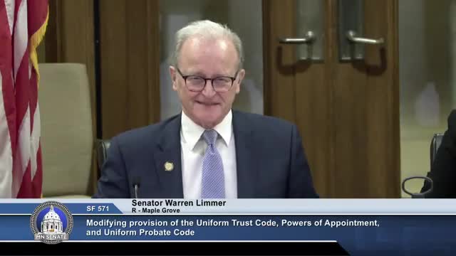 Senate committee advances updates to Minnesota Uniform Trust Code