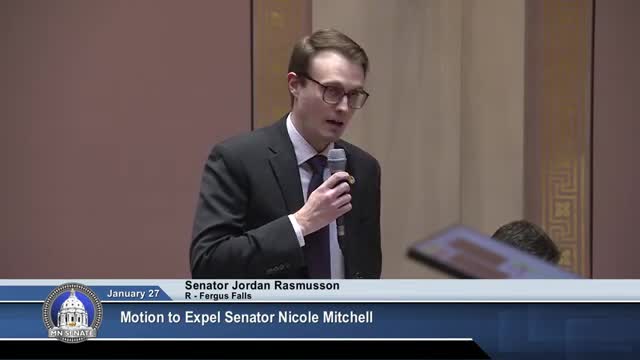 Minnesota Senate faces expulsion vote for Senator Mitchell amid felony burglary charges