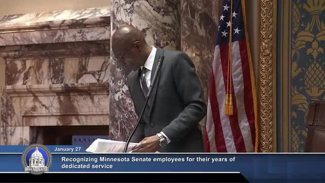 Minnesota Senate hears motion to expel Senator Nicole Mitchell; procedural appeal upheld 33-33, no expulsion vote