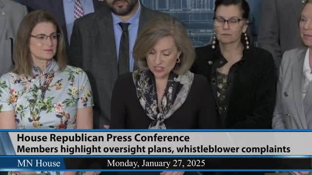 Minn. lawmaker says fraud oversight work will continue after committee hearing was canceled