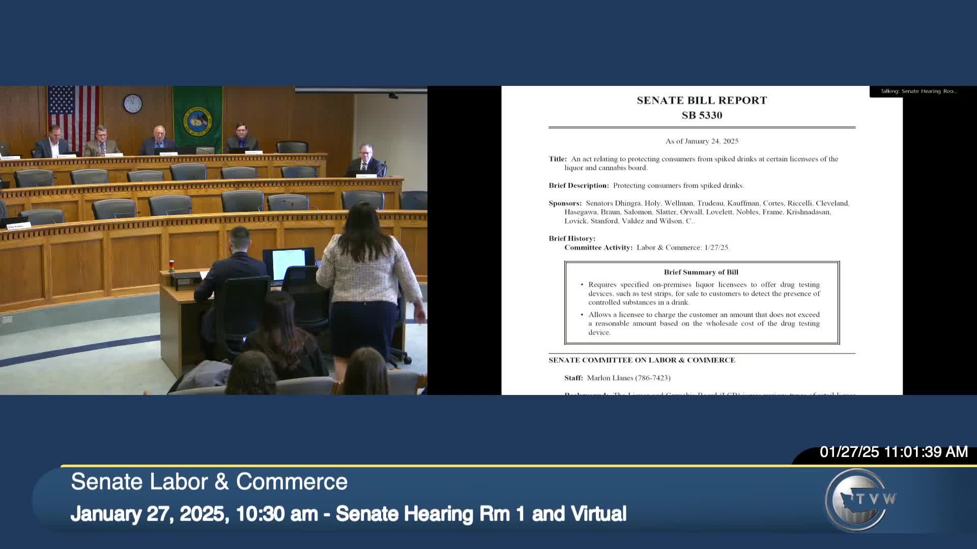 Students and advocates push bill requiring drink‑spiking test kits be sold at bars and nightclubs