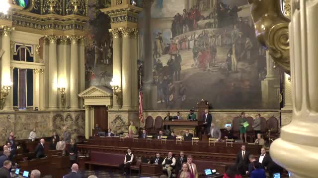 Pennsylvania House pauses business for memorial to Representative Matt Gergley; adjourns until Jan. 28