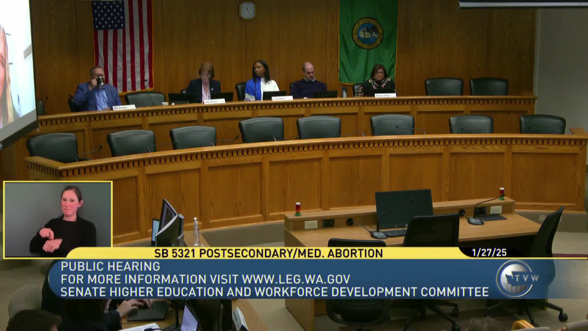 Washington students rally against SB 5321 advocating for life and reproductive support