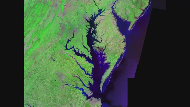 Chesapeake Bay's Ancient Landscape Revealed Through 14000 Years of Geological Change
