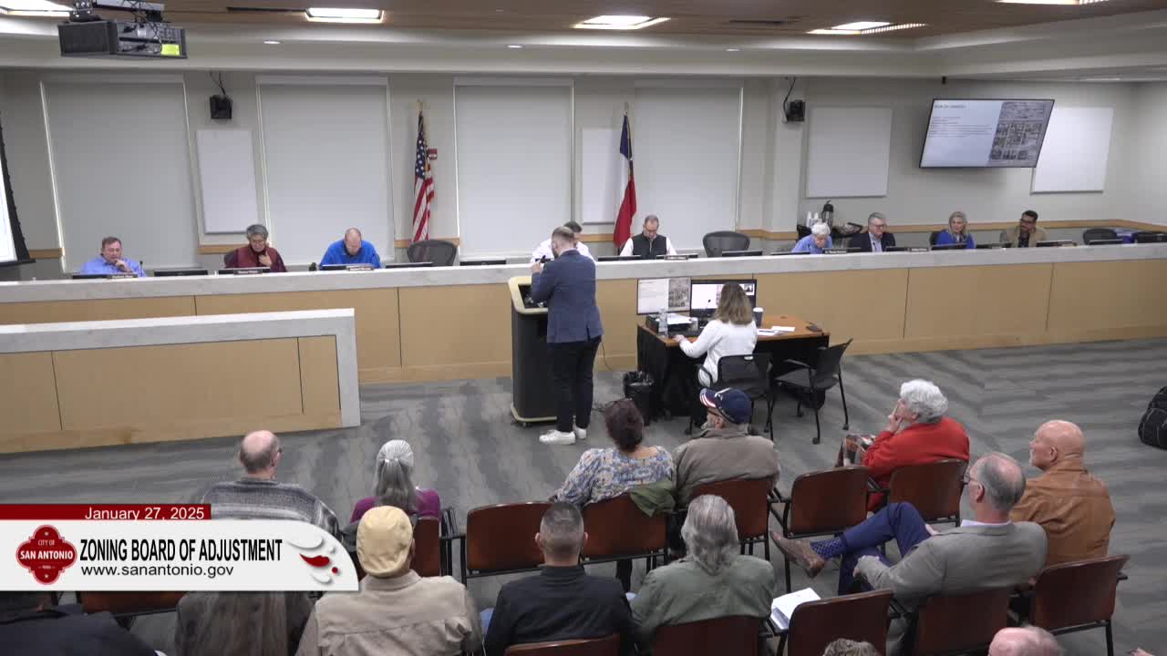 San Antonio Board of Adjustment denies two short-term‑rental requests, approves multiple variances including Panda Express setback relief