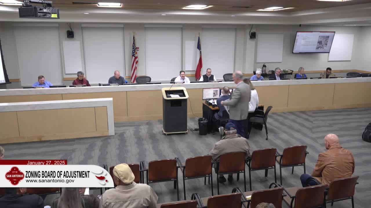 Board unanimously approves reduced landscape buffer for small commercial lot at 3103 Bussal Road