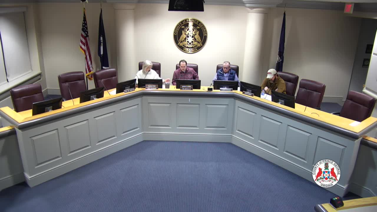 Prince George County Board of Zoning Appeals elects chair, adopts 2025 schedule and minutes
