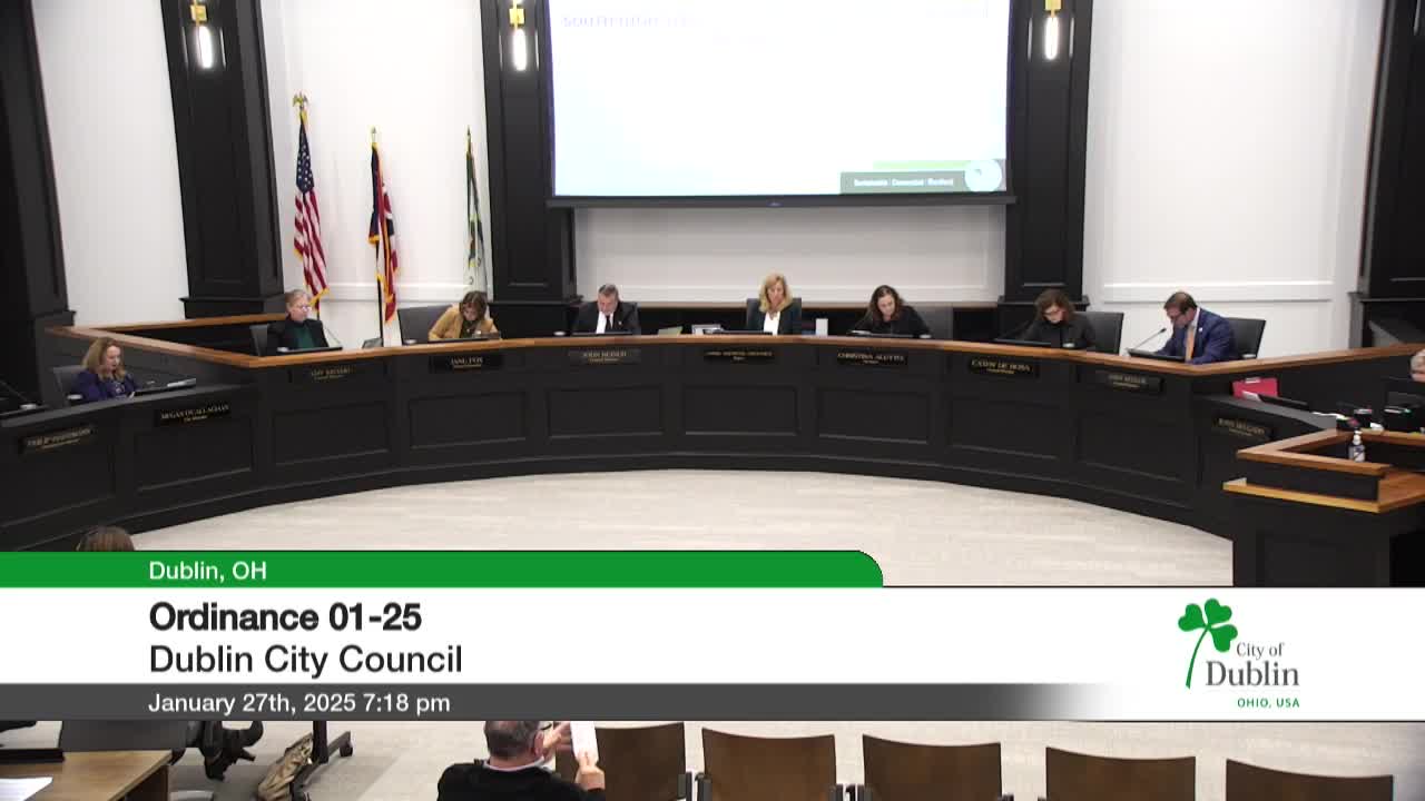 Council hears staff report on South High Street utility burial; final easement acquisitions presented for second reading