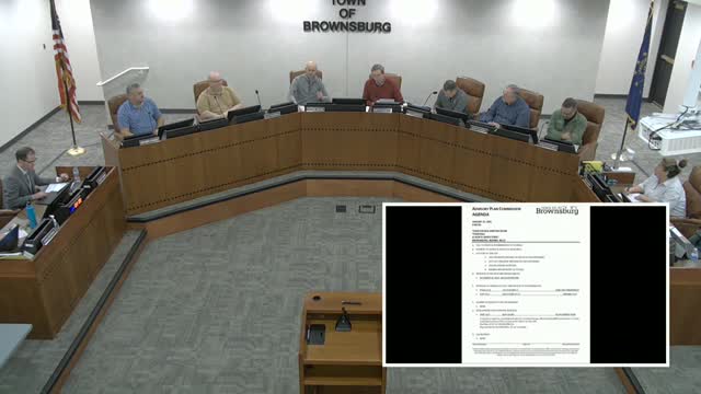 Brownsburg Advisory Planning Commission elects 2025 officers, approves minutes and findings; continues Kids Count plan