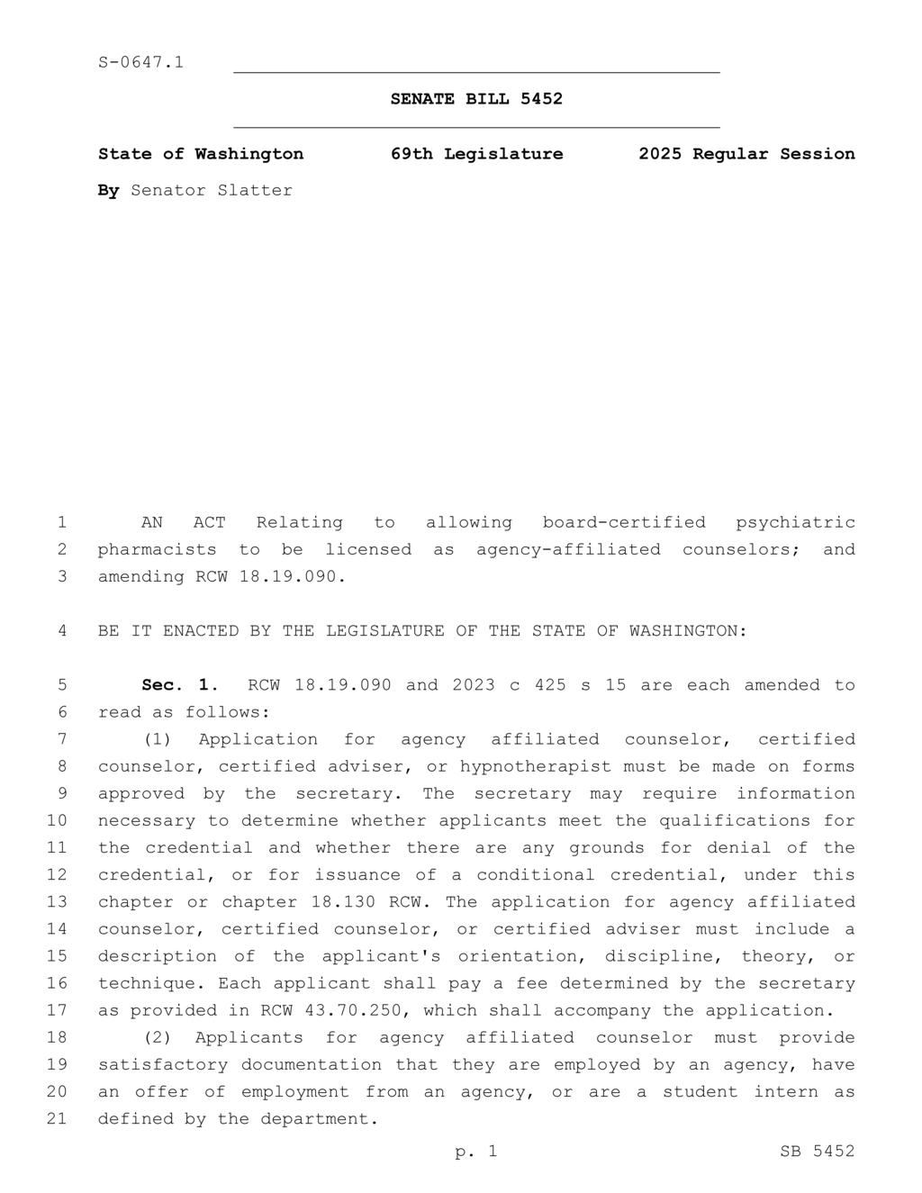 New guidelines set for counselor certification and licensing requirements in mental health