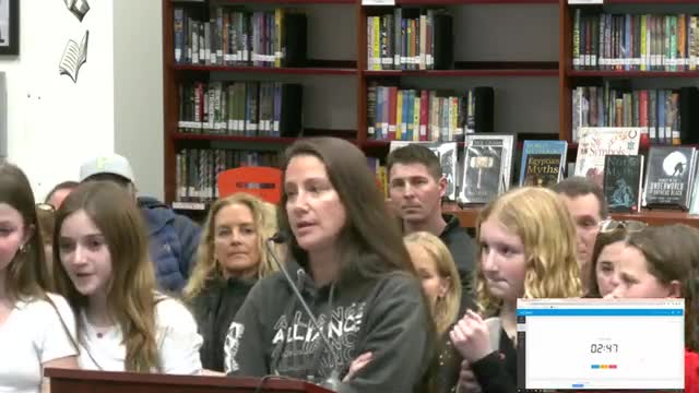Parent advocates for daughters' rights amid heated school policy debate