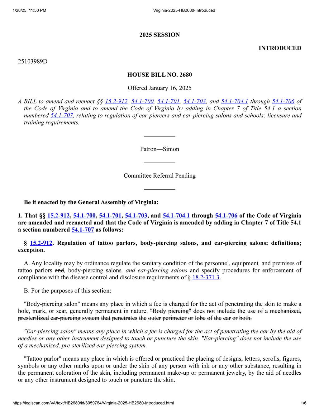 Virginia mandates licensing for cosmetology and barbering services to ensure public safety