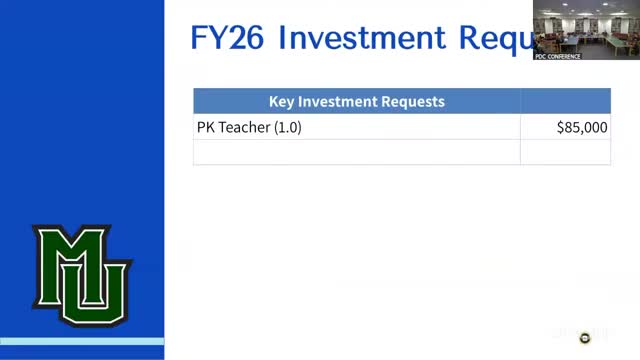District proposes consolidating pre-K at Clough and adding full-day 'turning-5' classroom; special-education in-district supports highlighted