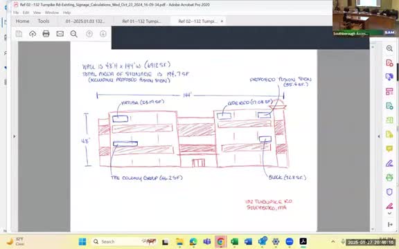 Planning board drafts favorable report to ZBA on 132 Turnpike signage with lighting condition