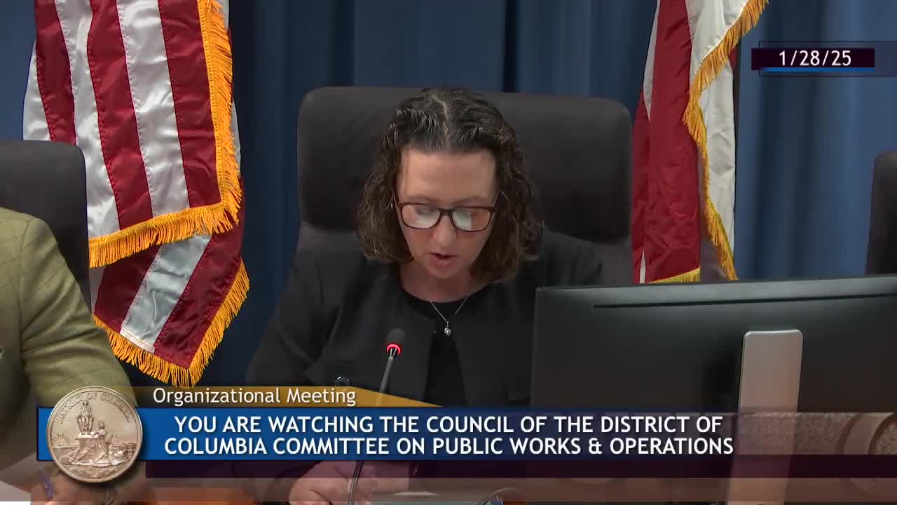 Council committee adopts rules of organization and procedure for council period 26