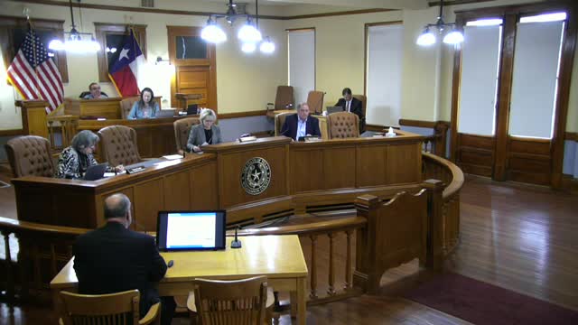 County presents January road bond construction report; multiple precinct projects advance