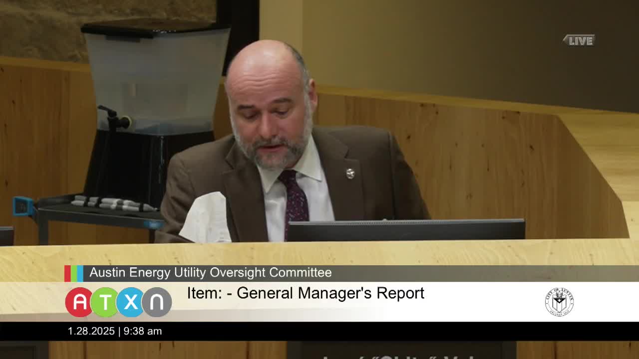 Austin Energy details winter-weather readiness, damage-assessment upgrades and outage communications