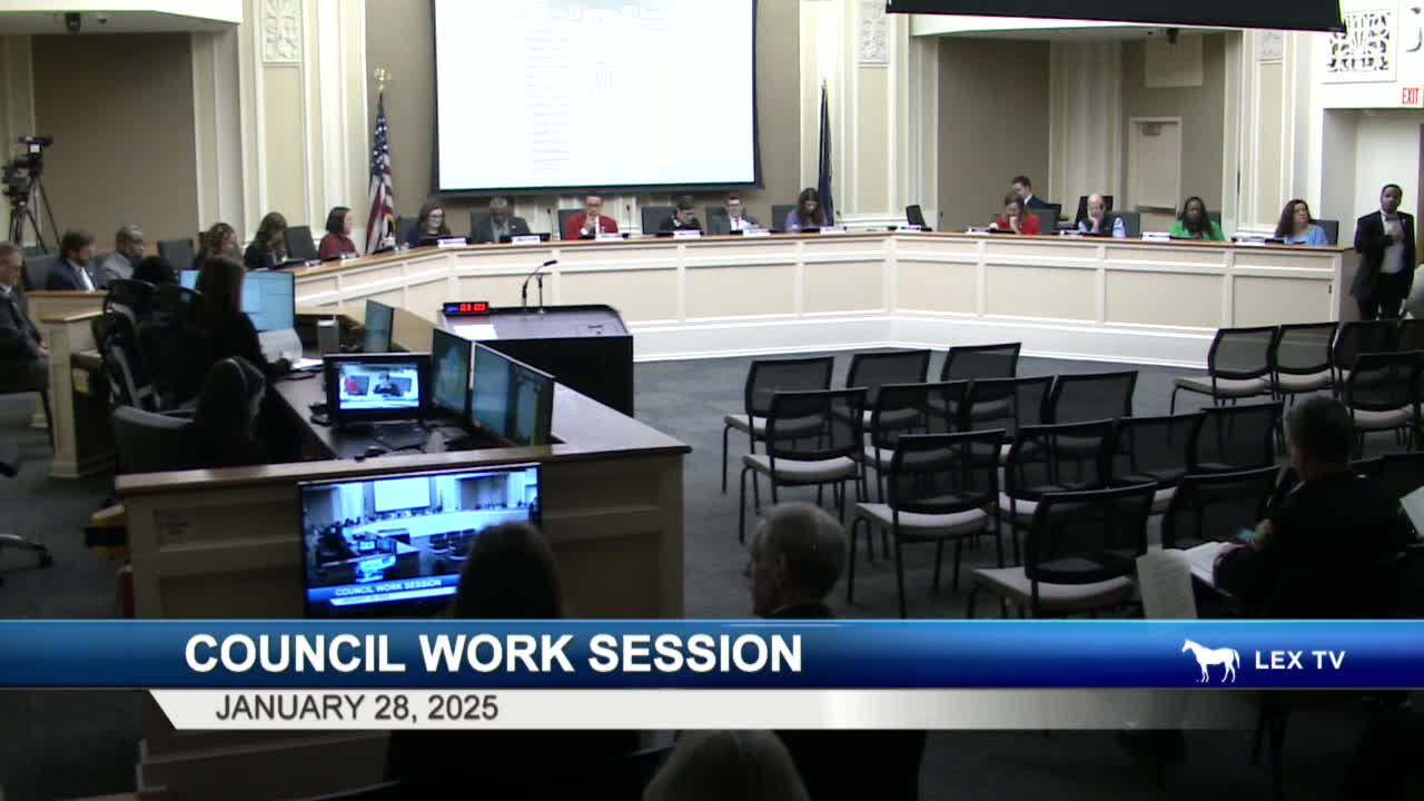 Votes at a glance: work session approvals on Jan. 28, 2025