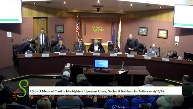 Sparks City Council honors 2024 Christmas parade winners in festive ceremony