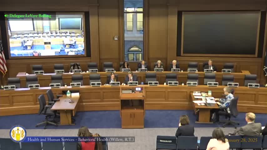 Panel backs HB 2649 to remove reporting exemption for substance‑abuse clinics in prescription monitoring