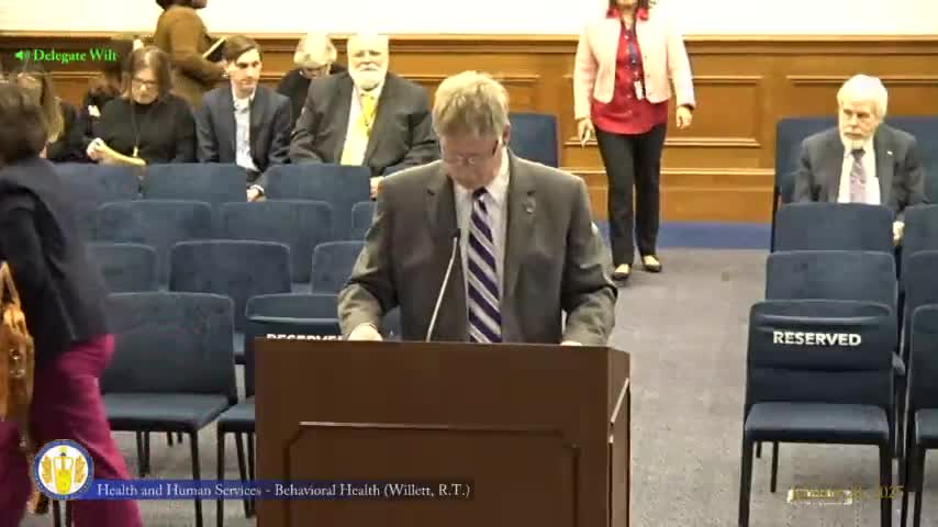 Committee backs HB 2714 to allow state to reallocate unused DD waiver slots between regions