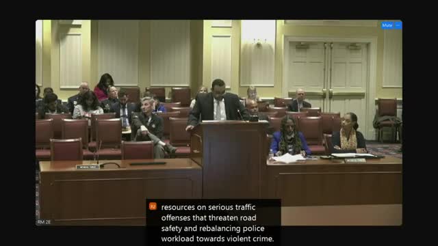 Maryland Public Defender advocates for Senate Bill 292 to address racial disparities in traffic stops