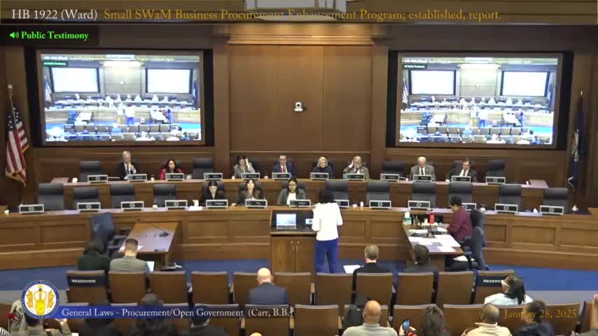 Delegate Ward champions House Bill 2751 to protect military family businesses in procurement