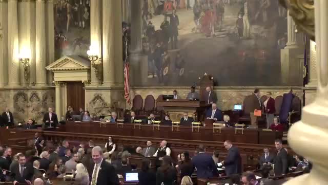 Pennsylvania House concurs with Senate on reconvening, agrees to several committee reports and refers hundreds of bills