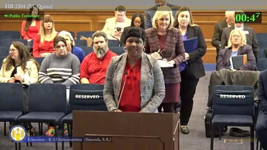 K‑12 Subcommittee backs statewide anonymous school tip app, sends bill to appropriations