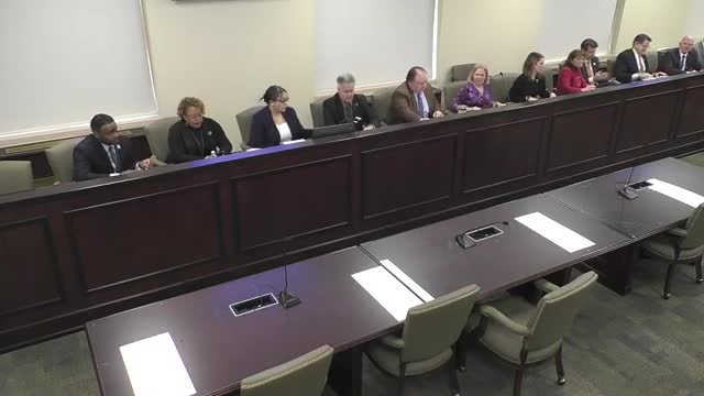 Committee members gather for reorganization meeting led by Chairman Lawrence