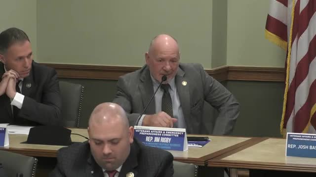 Veterans Affairs & Emergency Preparedness committee organizes for 2025–26 session, sets veterans retention and 2026 preparedness review as priorities
