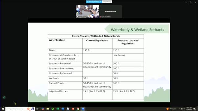 Teton County commissioners discuss critical water quality protections amid rapid development concerns