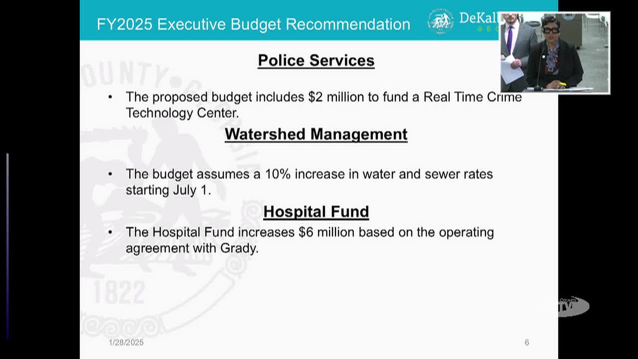 DeKalb County CEO prioritizes funding for crime technology centers amid federal fund uncertainty