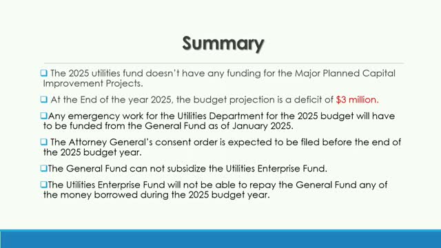 City faces financial crisis as infrastructure deteriorates and attorney general's decision looms