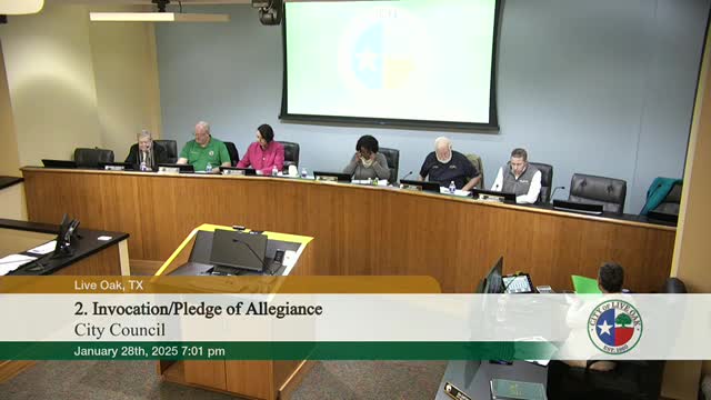 Live Oak City Council addresses neighborhood concerns and celebrates 17th financial reporting award