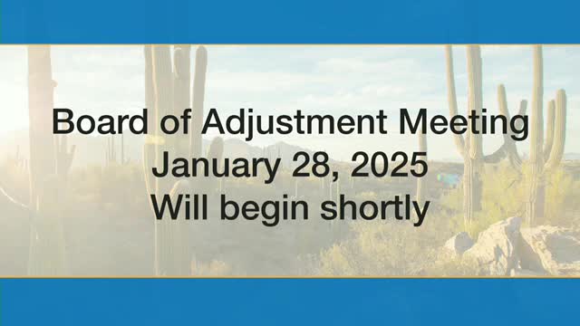 Board of Adjustments elects Octavio Bertilla as new chair and Dan Sturman as vice chair