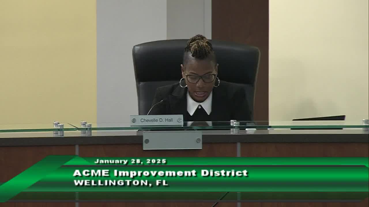 Wellington Village Council holds landowner meeting to discuss special district transition