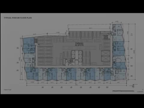 City planners review innovative design for new 570-unit residential building in downtown