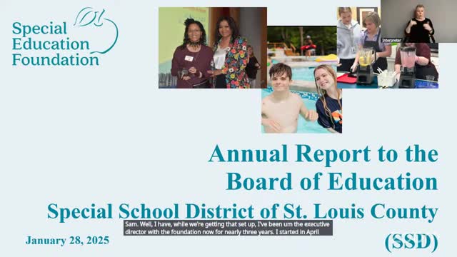 Special Education Foundation celebrates 40 years supporting over 8000 students in St. Louis County
