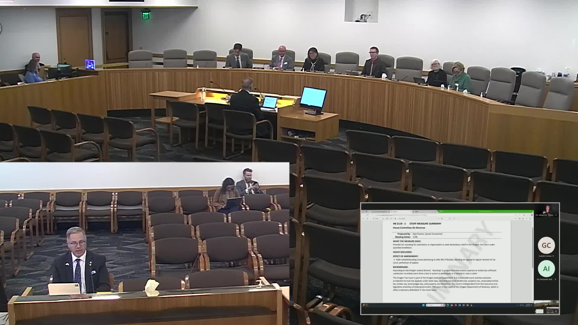 Oregon House Bill 2119 empowers trade associations to challenge tax policies in court