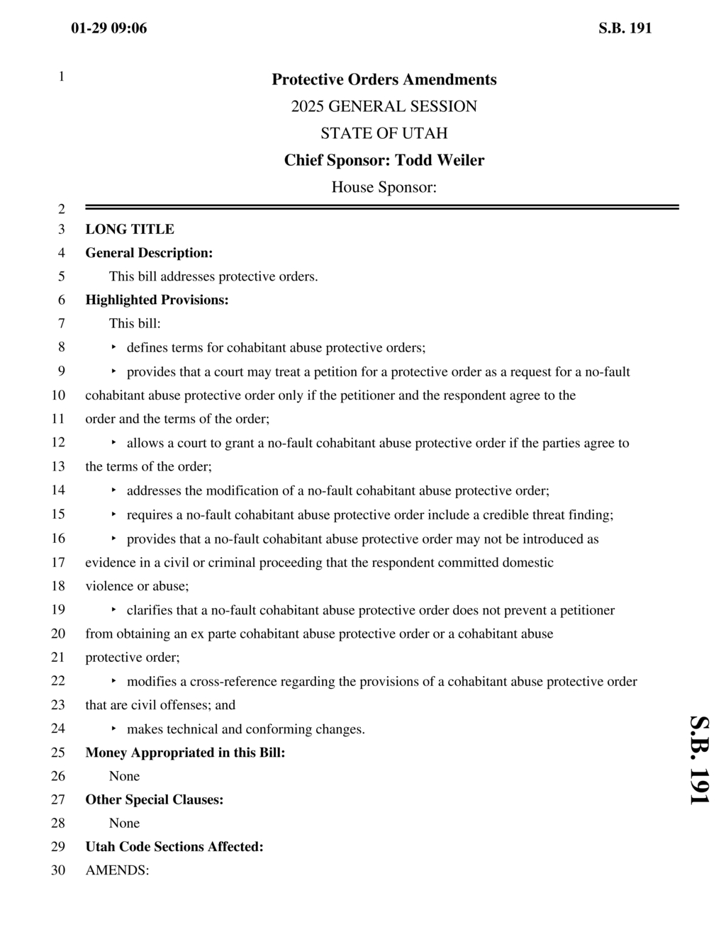 Utah bill defines cohabitant relationships and dating terms for legal clarity