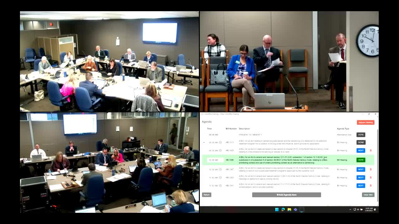 Committee restores deleted language and approves amended bill expanding protective-order process for convicted defendants