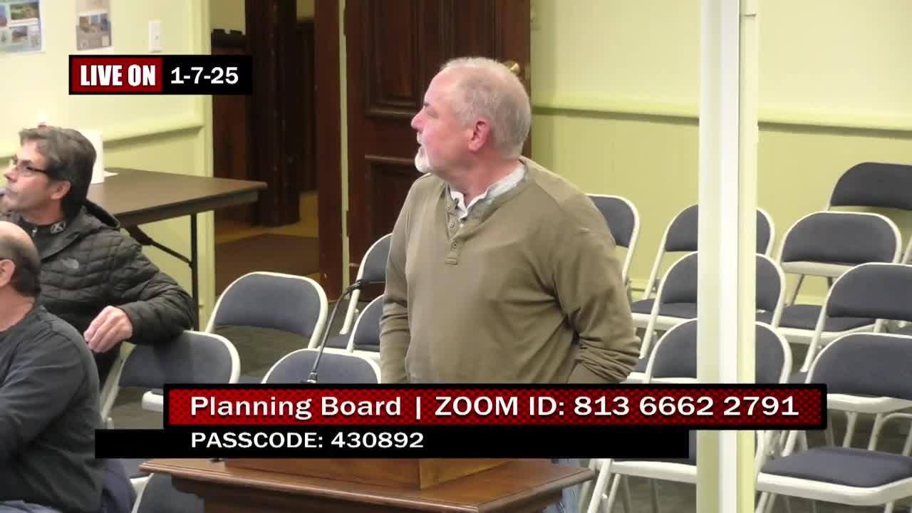 Planning board endorses Form A plan and approves department budget
