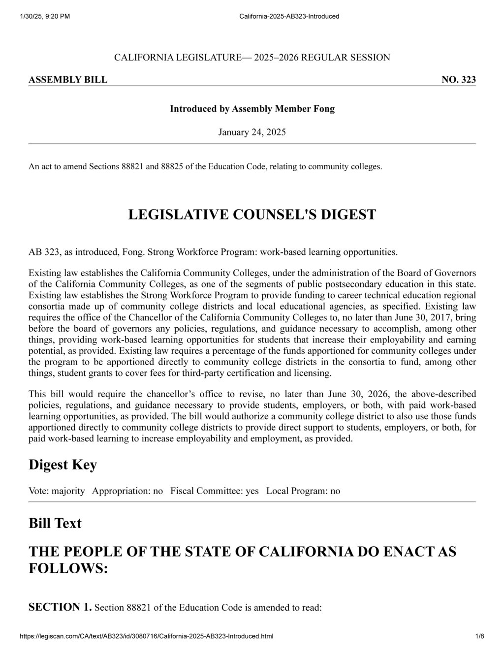 California establishes Strong Workforce Program to boost career education and economic mobility