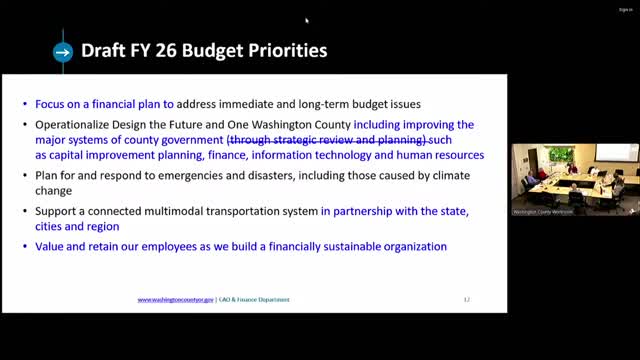 City Council outlines fiscal year 26 budget priorities to tackle financial challenges