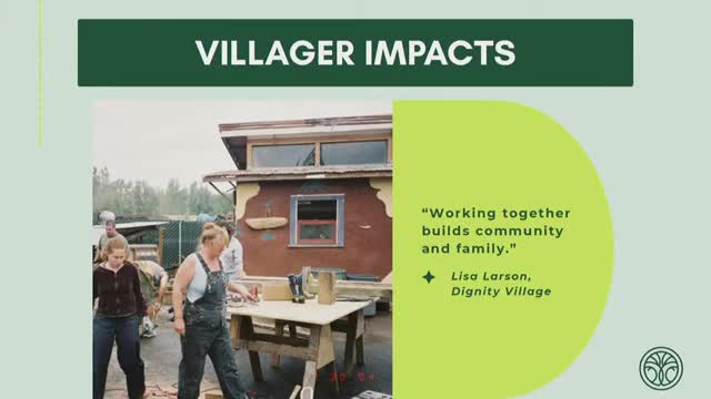 Survivors of Domestic Violence Share Transformative Journey at Dignity Village in Portland