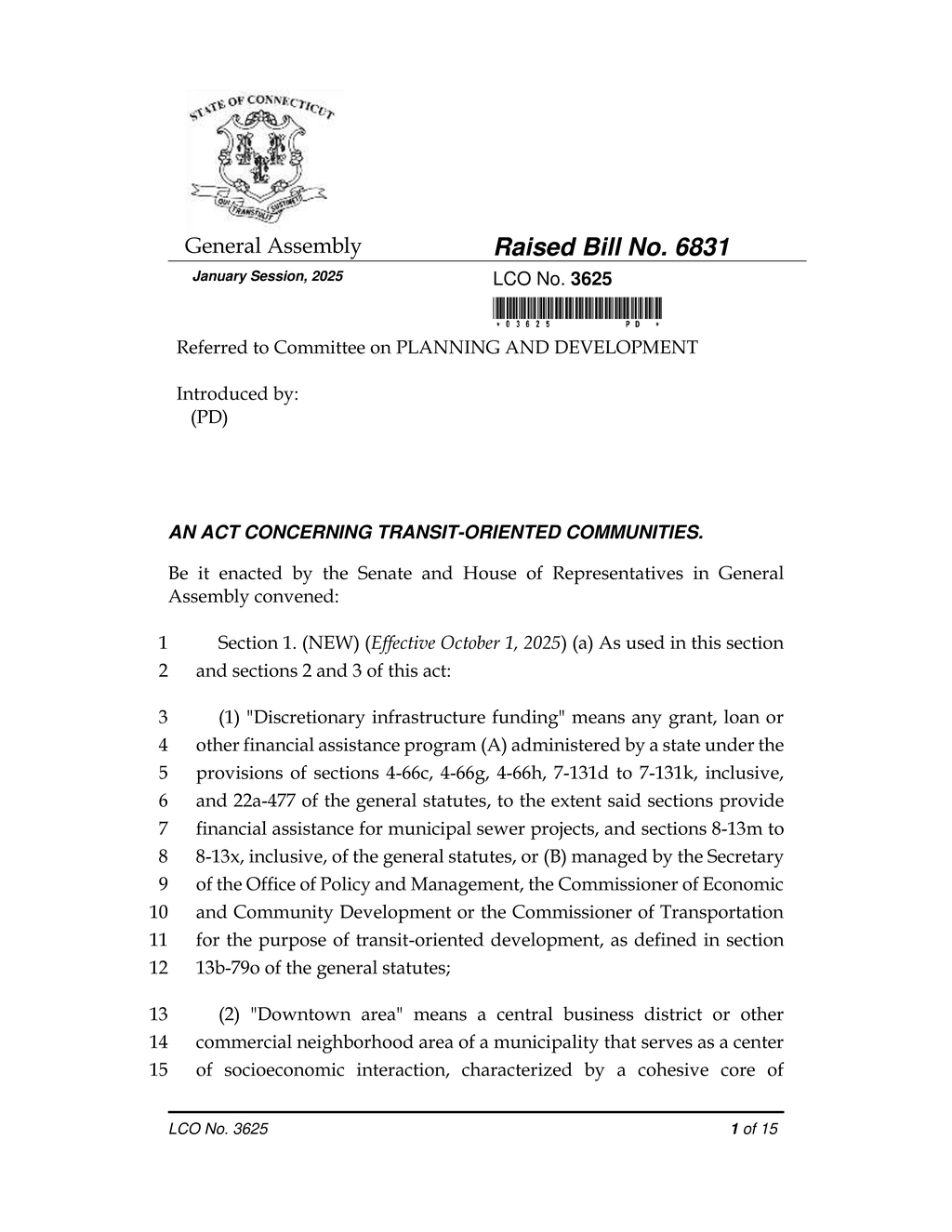 Connecticut bill enables accessory apartment construction in transit-oriented districts starting 2025