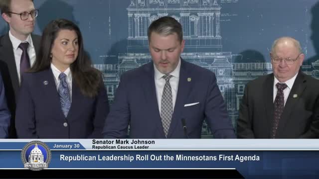 Minnesota Senate Republicans unveil Minnesota First Agenda to combat budget increases and fraud